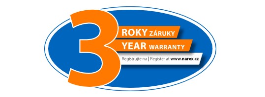 logo narex záruka